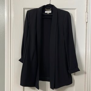 Calvin Klein Black Blazer with Shoulder Pads
